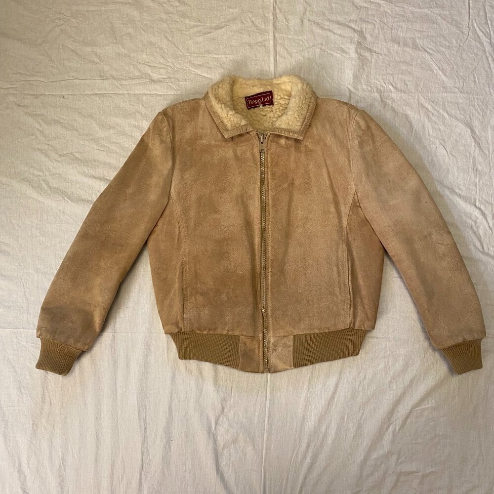Gender Neutral Thick Wool Lined Leather Jacket - Repp, Ltd.
